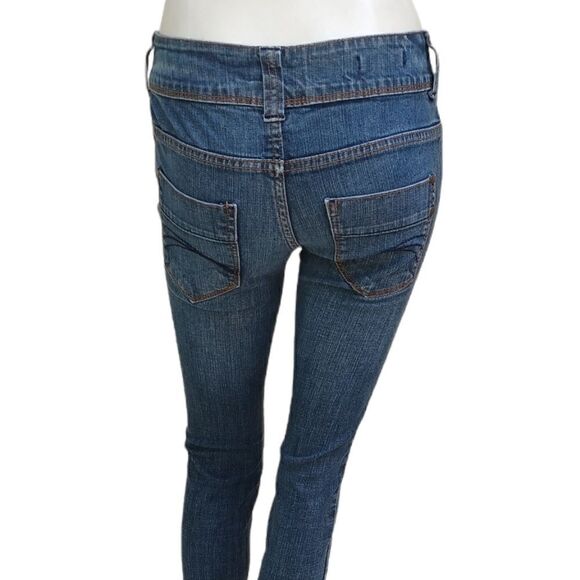 52089..Decree Denim Jeans Size 3, W26" 29"Inseam 7"Rise - Picture 3 of 4